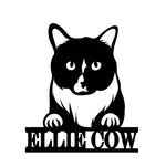 ellie cow/cat sign/BLACK