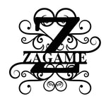 zagame/monogram sign/BLACK