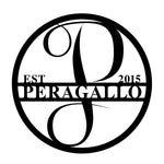 peragallo est 2015/monogram sign/BLACK