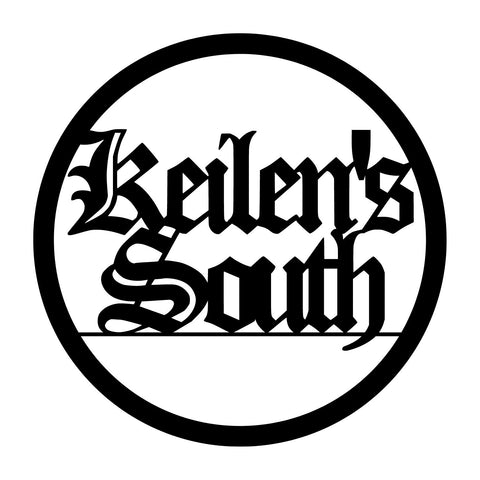 keilen's south/custom sign/BLACK