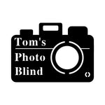 tom's photo blind/camera sign/BLACK