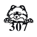 307/pomeranian sign/WHITE