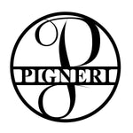 pigneri/monogram sign/BLACK