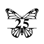 25/butterfly sign/BLACK