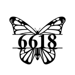 6618/butterfly sign/BLACK