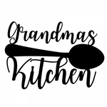 grandmas kitchen/kitchen sign/BLACK