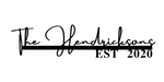 the hendricksons/name sign/BLACK/12 in
