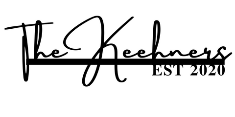 the keehners/name sign/BLACK