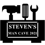 steven's man cave 2021/tool sign/BLACK