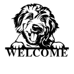 Golden Doodle Welcome Sign - 30 inch