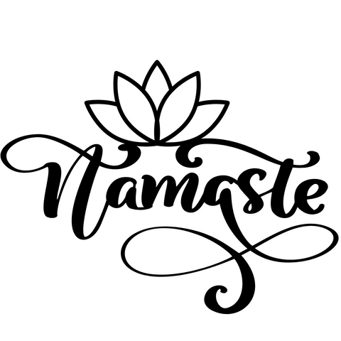 Namaste Sign - 18 inch
