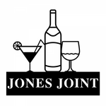 jones joint/bar sign/BLACK