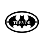 trevor/batman sign/BLACK/30 inch
