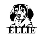 ellie/coonhound sign/BLACK