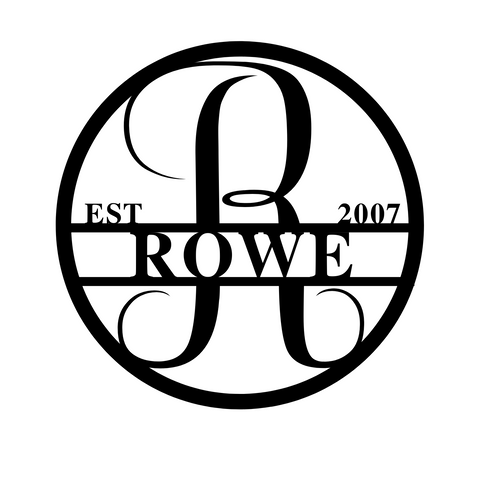 rowe/mono sign/BLACK/24 inch