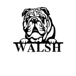 walsh/bulldog sign/BLACK