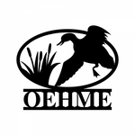 oehme/duck sign/BLACK