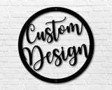 Custom Metal Sign Personalized Custom Logo Wall Decor Gift