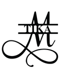 m tika/monogram sign/BLACK