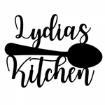 lydias kitchen/kitchen sign/BLACK