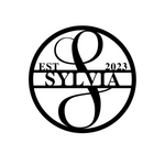 sylvia est 2023/monogram sign/BLACK