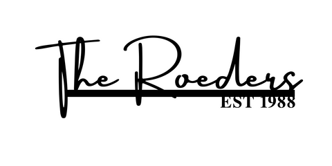 the roeders 1988/name sign/BLACK