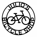 julio's bicycle shop/bicycle sign/BLACK