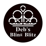 deb's bling blitz/custom sign/RED