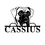 cassius/boxer sign/BLACK