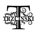 trzcinski/monogram sign/BLACK