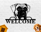 Boxer Dog Sign, Boxer Terrier Metal sign, Boxer Terrier Name Sign, Pet Name Sign, Dog Lover Sign, Gift for Pet Owner, Dog Sign