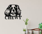 King Charles Spaniel Dog Sign, King Charles Spaniel Metal sign, King Charles Spaniel Name Sign, Pet Name Sign, Dog Lover Sign, Gift for Pet