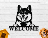 Shiba Inu Dog Sign, Shiba Inu Metal sign, Shiba Inu Name Sign, Pet Name Sign, Dog Lover Sign, Gift for Pet Owner, Dog Sign