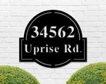 Address Sign, Metal Address Numbers, Address Metal Sign, House Numbers, Modern Address Sign, Sign for front of house, Address Plaque