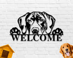 German Shorthair Dog Sign, German Shorthair Metal sign, German Shorthair Name Sign, Pet Name Sign, Dog Lover Sign, Gift for Pet Owner, Dog