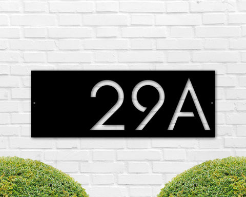 Apartment Number Sign, Custom Metal Address Sign, Hotel Room Sign, Personalized House Numbers, Modern Address Plaque, Front Porch Decor