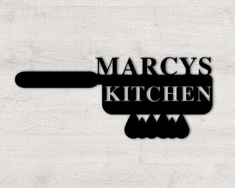 Custom Kitchen Sign, Kitchen Metal Sign, Personalized Kitchen Sign, Mamas Kitchen, Mother's Day Gift, Gift for Grandma, Kitchen Decor