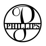 phillips/monogram sign/BLACK