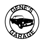 gene's garage/ford thunderbird sign/BLACK