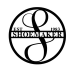 shoemaker est 1983/monogram sign/BLACK
