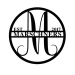 marschners est 2017/monogram sign/BLACK