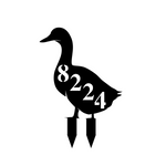 8224/duck yard sign/SILVER