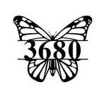 3680/butterfly sign/BLACK