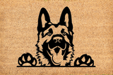 german shepherd/dog doormat