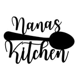 nanas kitchen/kitchen sign/BLACK
