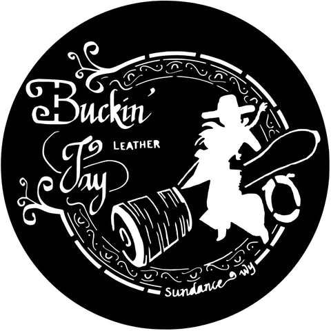 buckin' jay/custom sign/BLACK