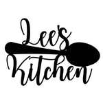 lee's kitchen/kitchen sign/BLACK