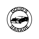 doug's garage/corvette stingray sign/BLACK