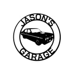 jason's garage/ford falcon sign/BLACK