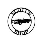 scott's shop/pontiac gto sign/BLACK